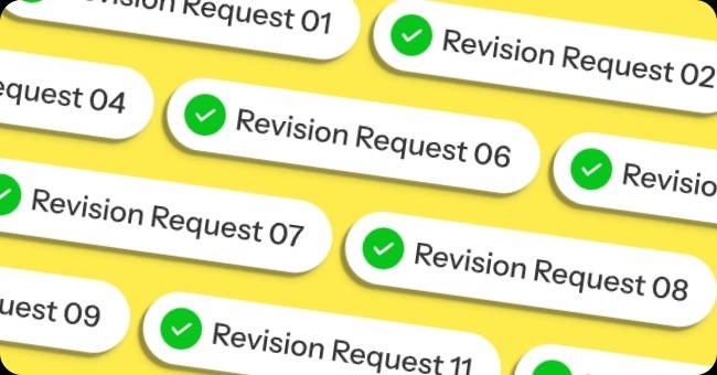 Unlimited revisions