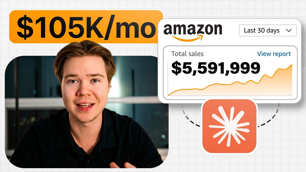 AI found the product. Amazon makes it sell. I make $105k/mo. (this feels illegal)